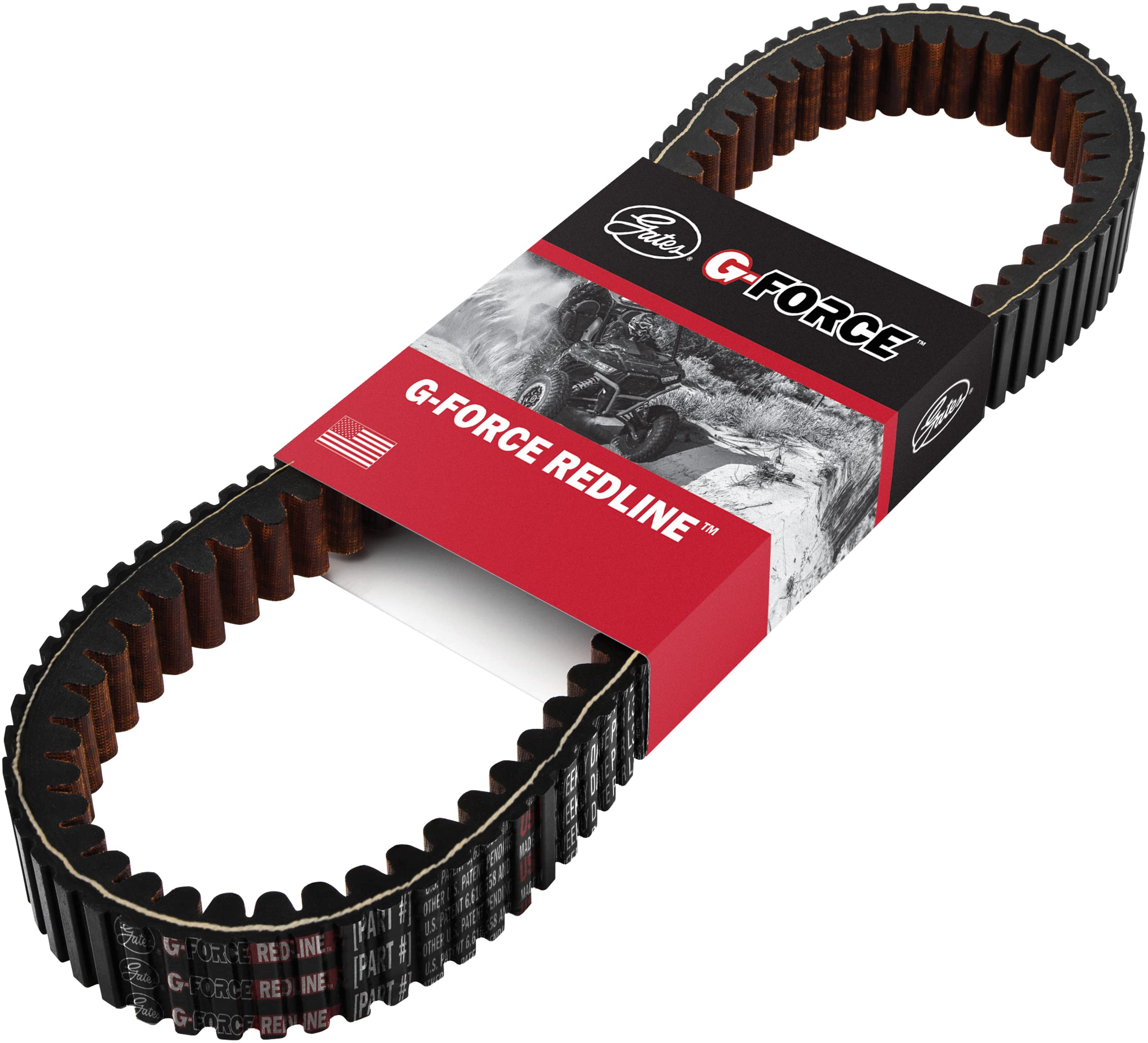 Gates 49R4266 G-Force RedLine CVT Belt - High Performance Continuously Variable Transmission Belt for ATVs, UTVs & Snowmobiles | Durable Replacement Part for Off-Road Adventures & Extreme Conditions