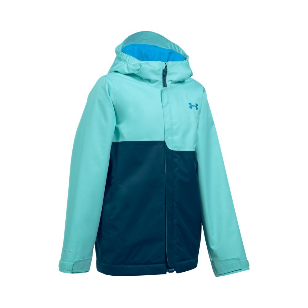 Under Armour Girls' PP Rideable Jacket - Lightweight Water-Resistant Outerwear for Active Kids | Perfect for School, Sports & Outdoor Play