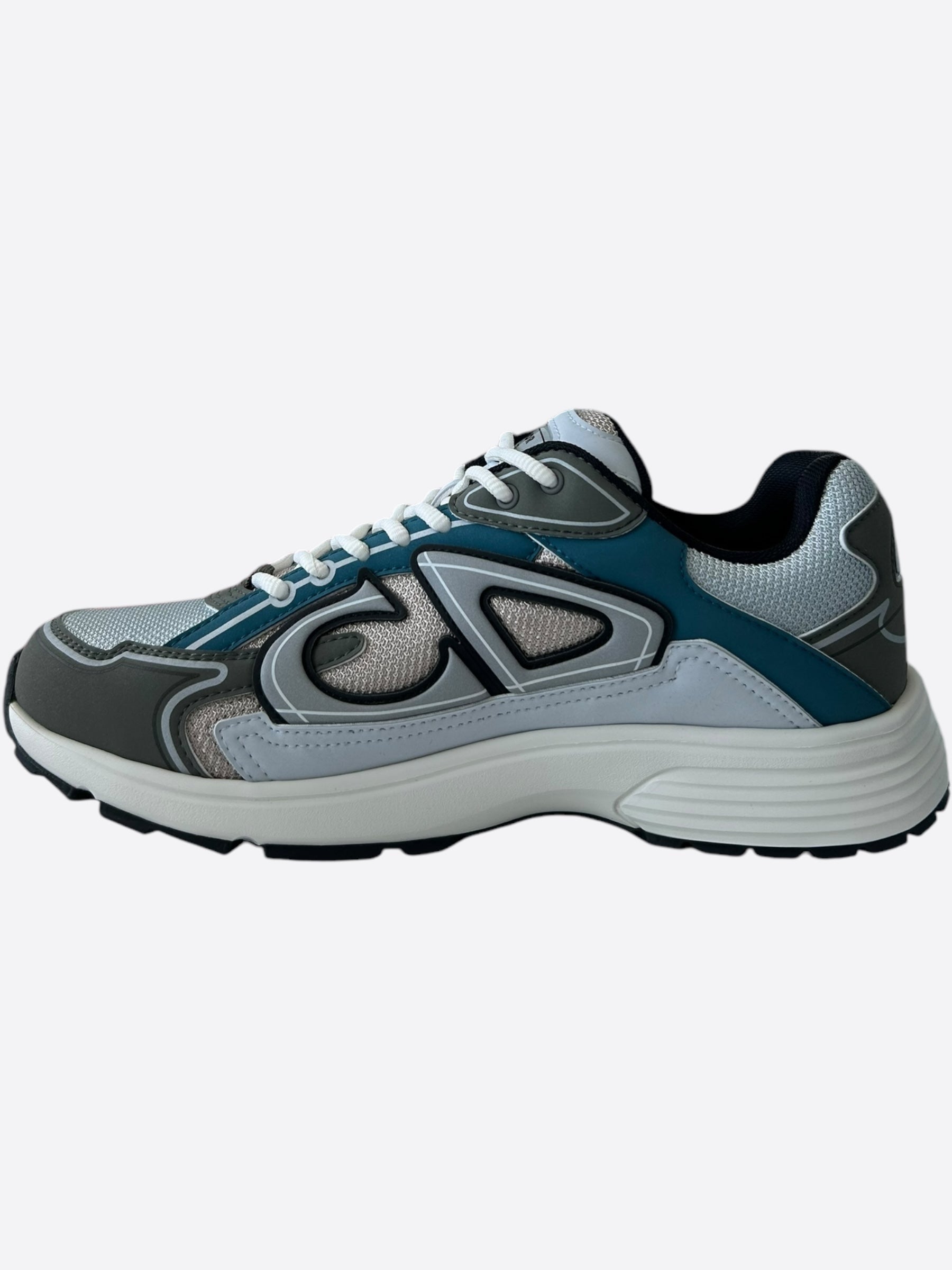 Dior Blue & Grey B30 Sneakers for Men - Luxury Designer Casual Shoes for Walking, Running & Everyday Wear