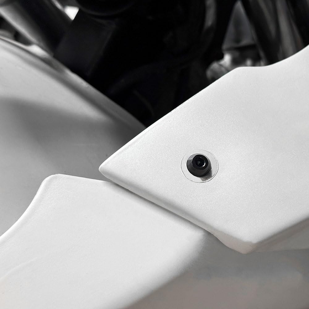 Xitomer 19mm Quick Release Fasteners - Universal Fit for Race Fairings & Motorcycle Bodywork (Black)