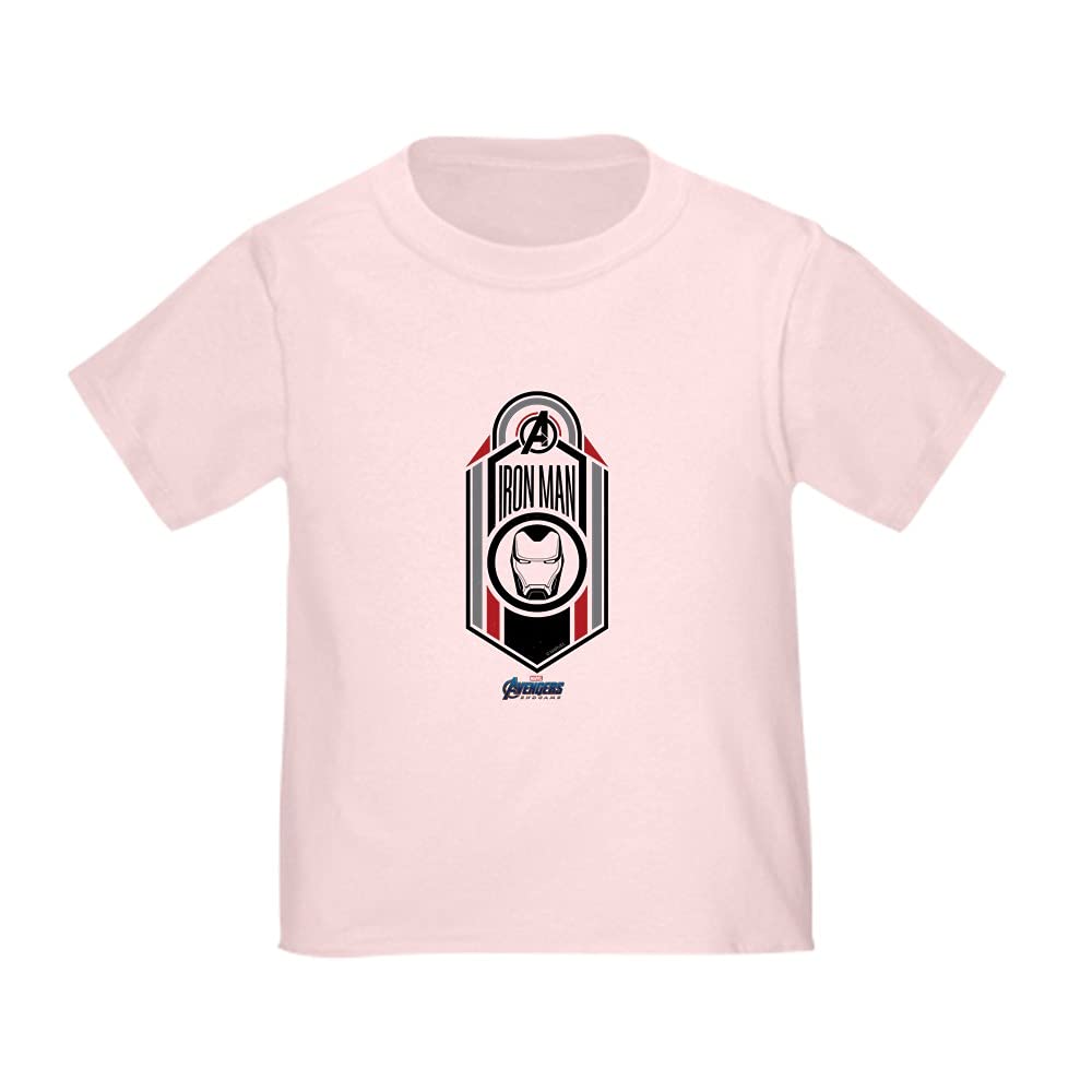Iron Man Logo Toddler T-Shirt - Superhero Kids Tee for Boys & Girls - Soft Cotton Marvel Avengers Graphic Shirt - Perfect for Playtime, Birthdays & Superhero Costumes