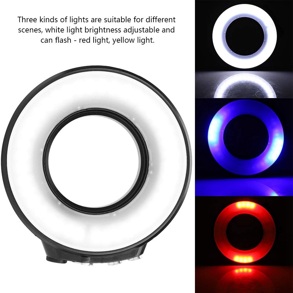 Underwater Camera Flash Light SL-108 - 67mm Waterproof LED Ring Light for Diving & Underwater Photography | Perfect for DSLR Housing Cases & Marine Exploration