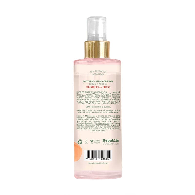 Strawberry Raspberry Body Mist - 8 oz (236 mL) Refreshing Fragrance for Women | Perfect for Daily Use, Gym, Work & Date Nights