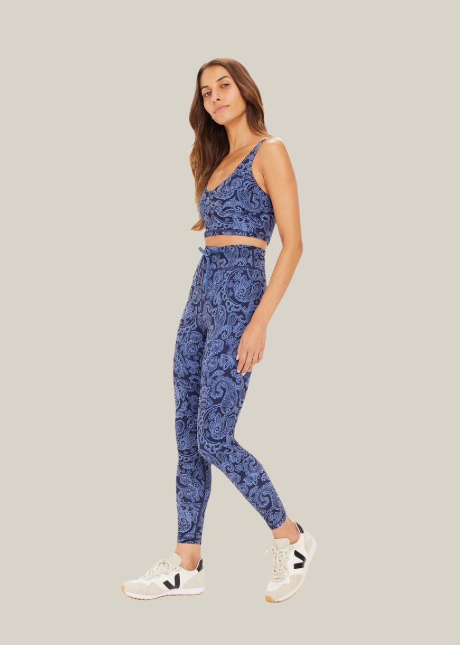 25IN Midi Tights for Women - High Waist Comfortable Yoga Pants with Pockets - Perfect for Workout, Running, Lounge & Everyday Wear