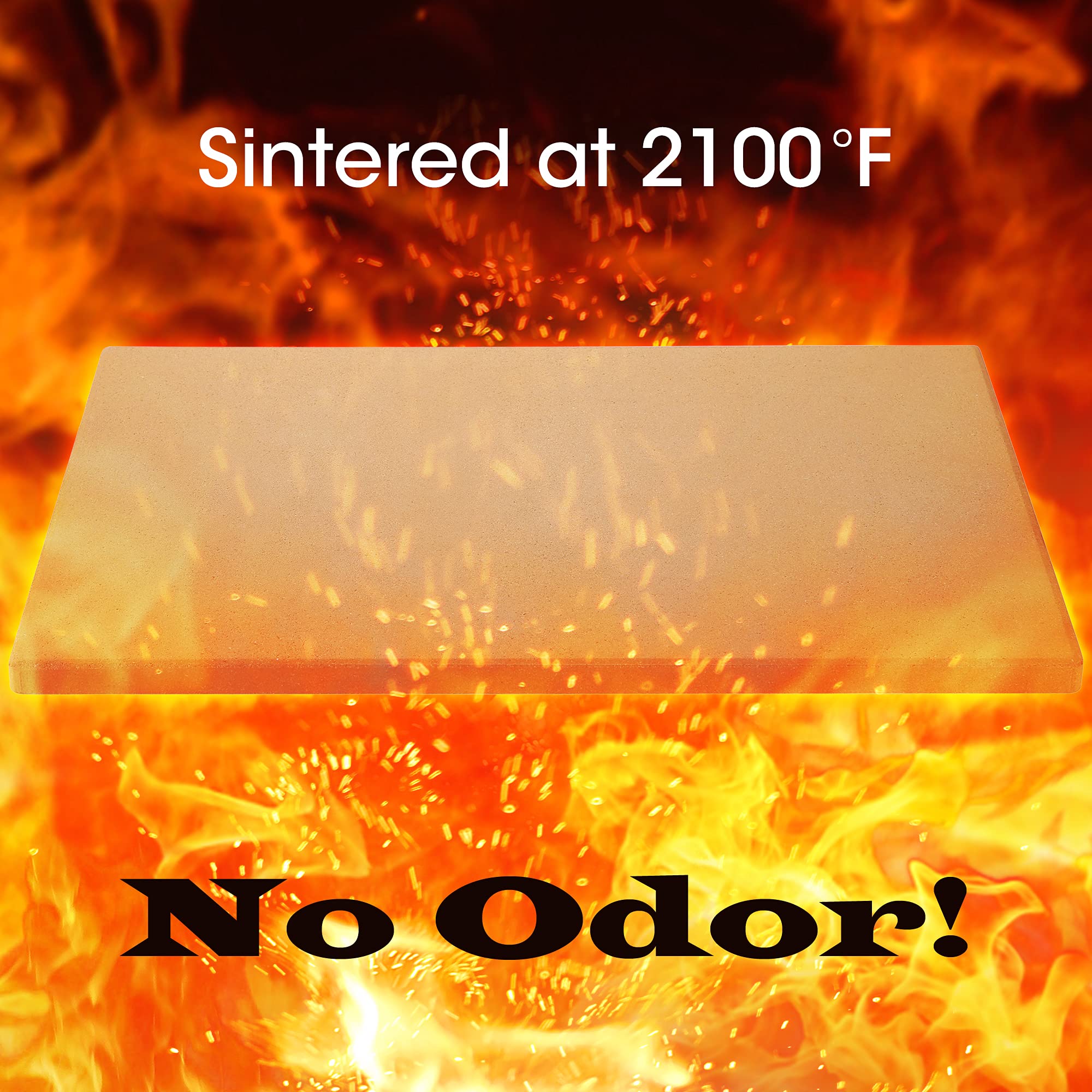 Unicook 20 Inch Large Pizza Stone - 20