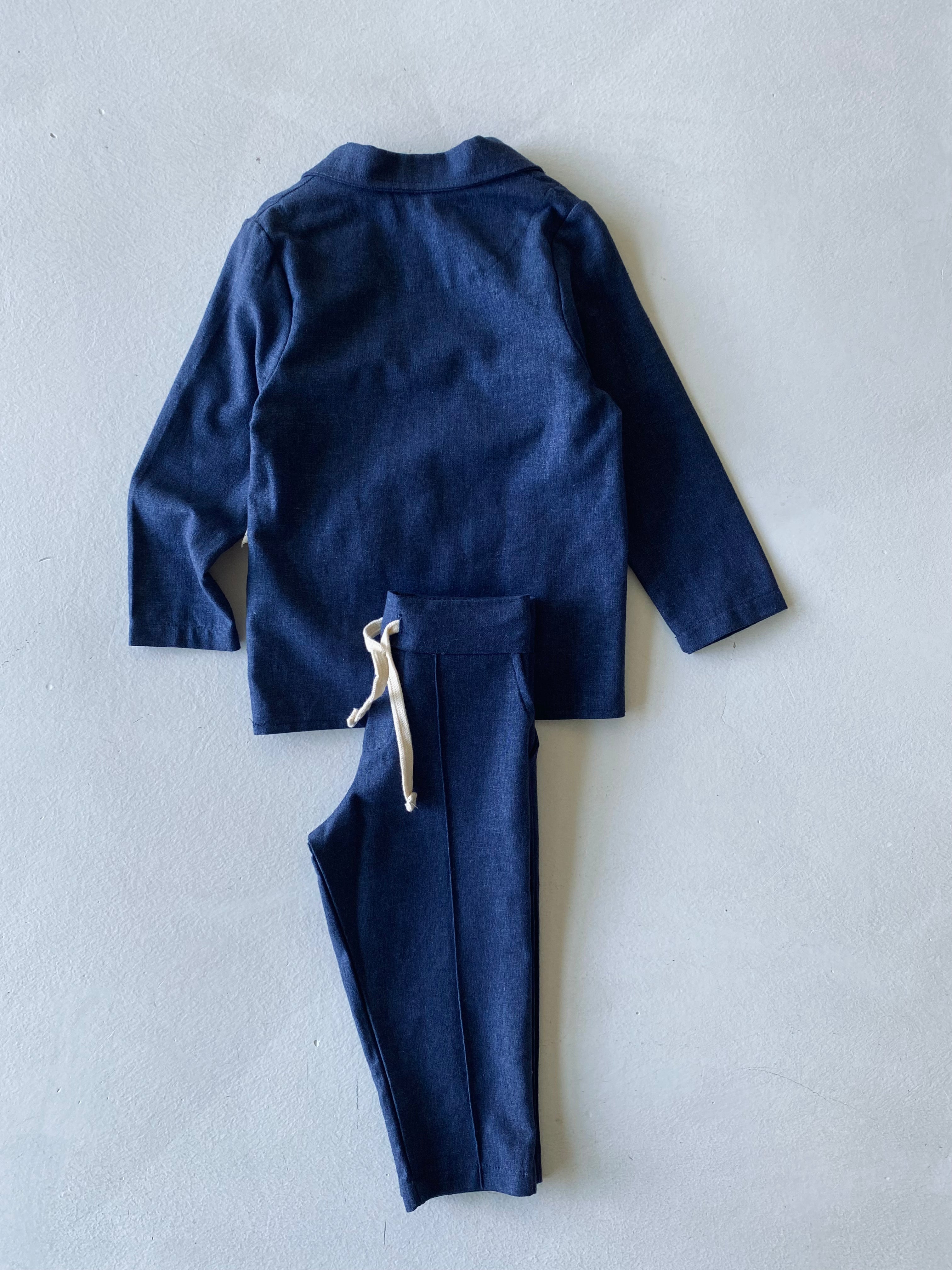 Baby Linen 3-Piece Suit Set - Soft & Breathable Outfit for Newborns & Infants - Perfect for Summer, Photos & Special Occasions