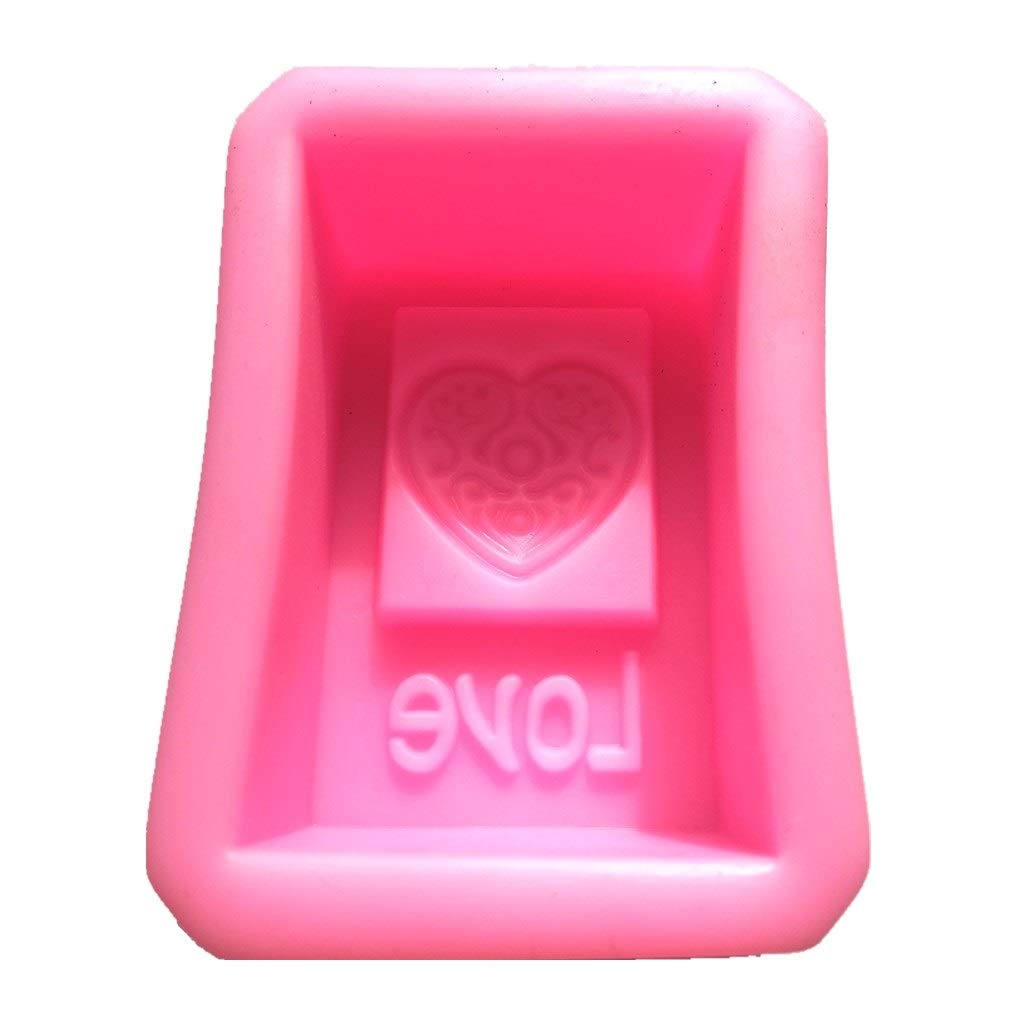 Valentine's Day Silicone Soap Molds Set - Heart Shaped Cake Decorating, Fondant, Resin, Clay, Candy & Chocolate DIY Molds for Baking, Dessert Making - Perfect for Romantic Gifts, Wedding Favors & DIY Crafts