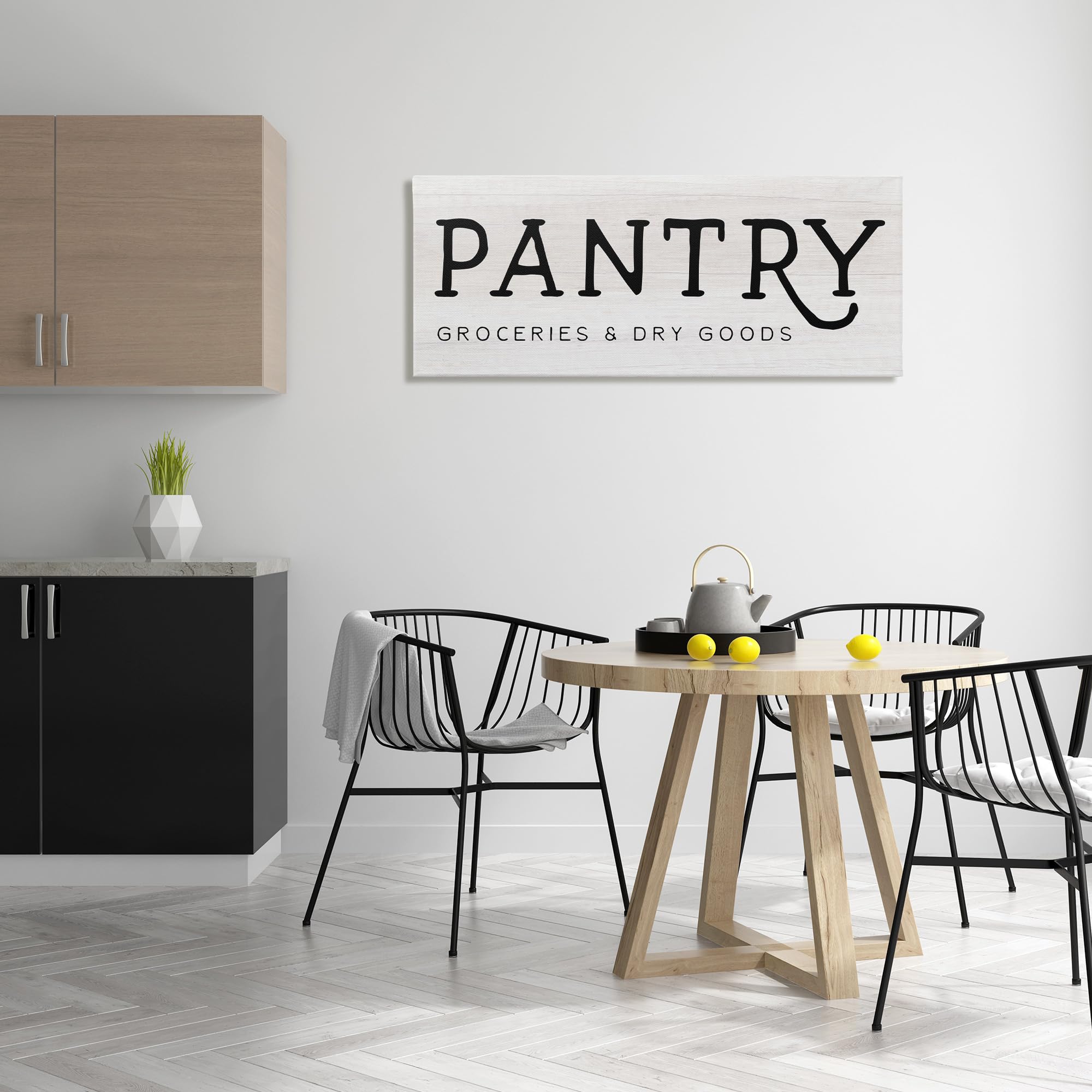 Rustic Pantry Sign for Groceries & Dry Goods - Home Kitchen Decor