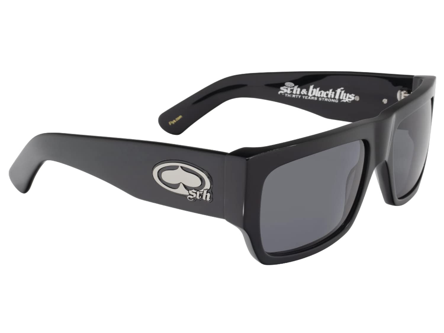 BLACK FLYS Sunglasses SRH FLY Collaboration - Polarized UV Protection Aviator Sunglasses for Men & Women - Perfect for Outdoor Sports, Driving, and Beach Vacations