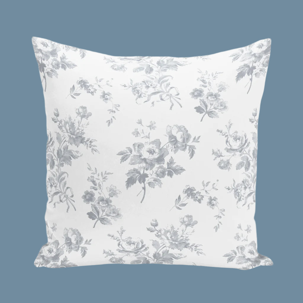 French Grey On White