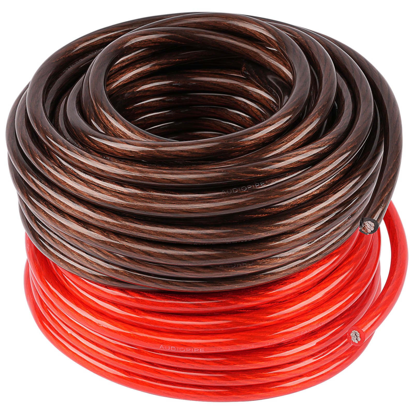 50Ft 4 Gauge Black and Red Primary Automotive Wire (PWK 4 50RB) - Perfect for Car Audio, Battery Cables, and Electrical Wiring Projects