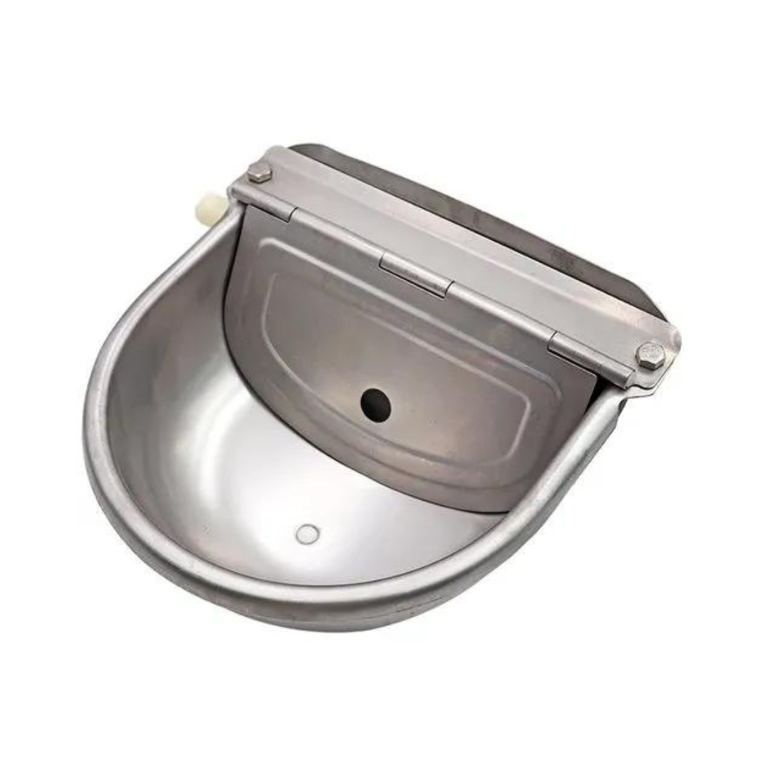StockBrands 2.5L Stainless Steel Automatic Water Bowl for Pets with Float Valve - Heavy Duty 1000kPa Pressure Rated - Perfect for Dogs, Cats, Livestock & Outdoor Use