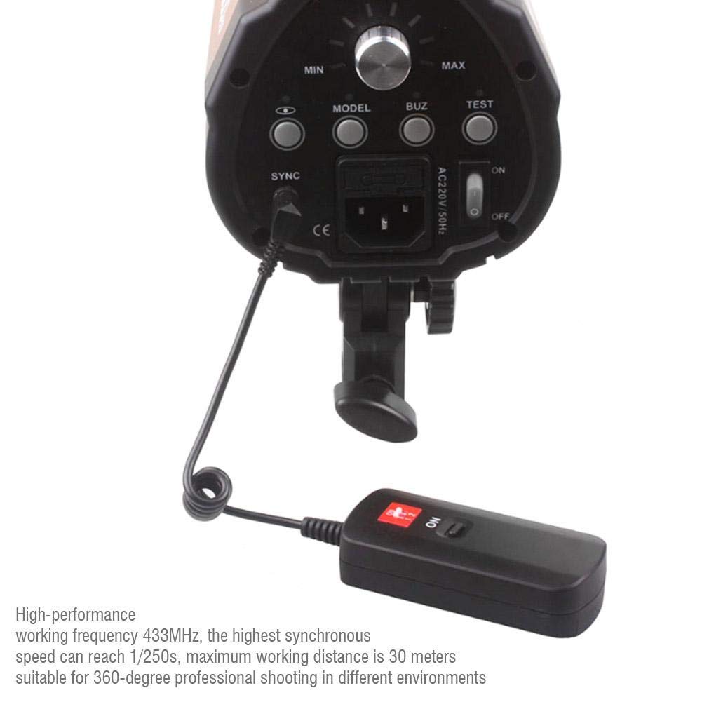 VBESTLIFE 16-Channel Wireless Flash Trigger Kit - Studio Flash Transmitter & Receiver with Adapter for Nikon, Pentax, Canon & DSLR Cameras - Perfect for Photography Studios, Portrait Shoots & Outdoor Flash Photography