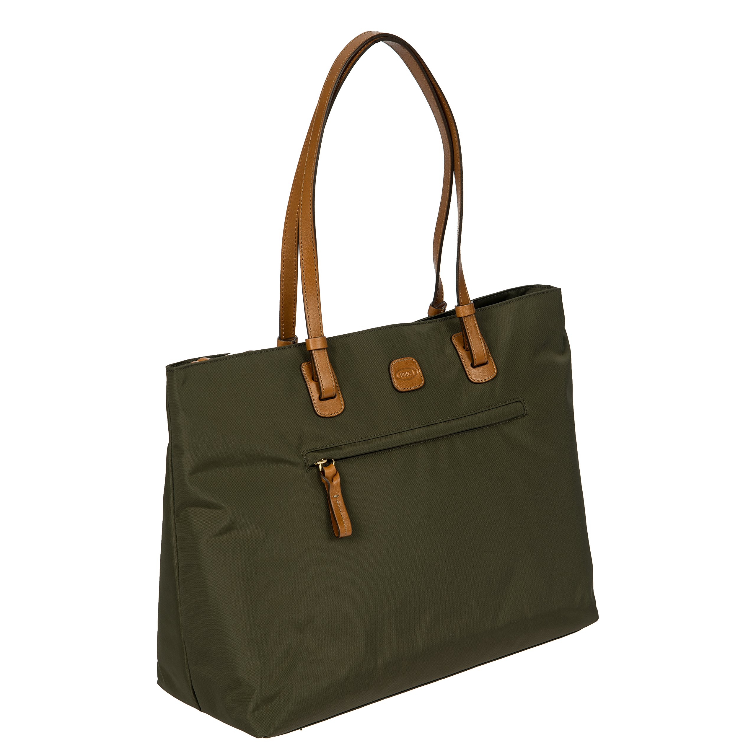 Bric's X-Collection Premium Leather Travel Tote Bag for Women & Men - Stylish Carry-On Luggage for Business Trips, Weekend Getaways & Airplane Travel