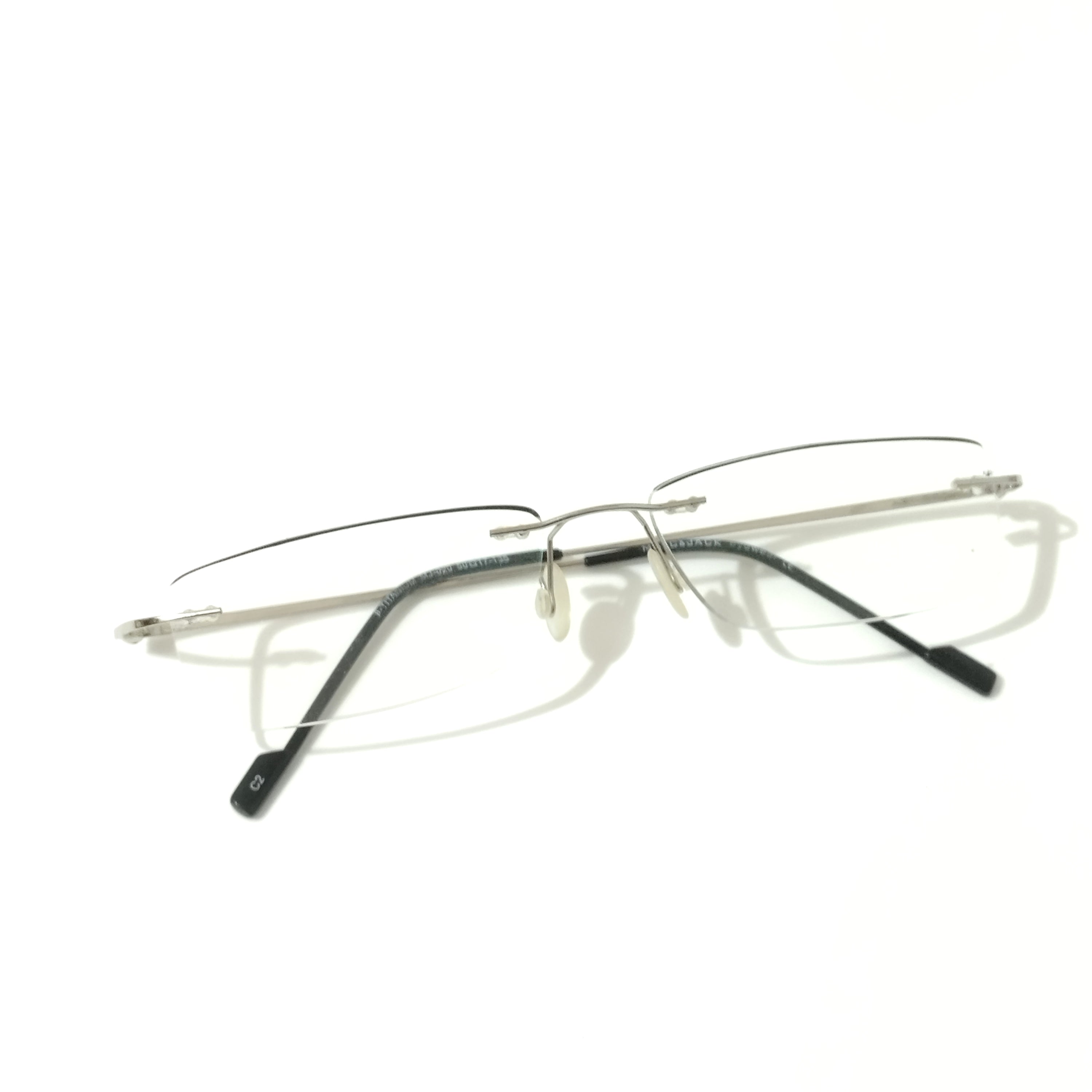 Silver Rimless Frameless Rectangle Reading Glasses for Men & Women - Lightweight Blue Light Blocking Computer Glasses - Perfect for Office, Reading & Screen Time
