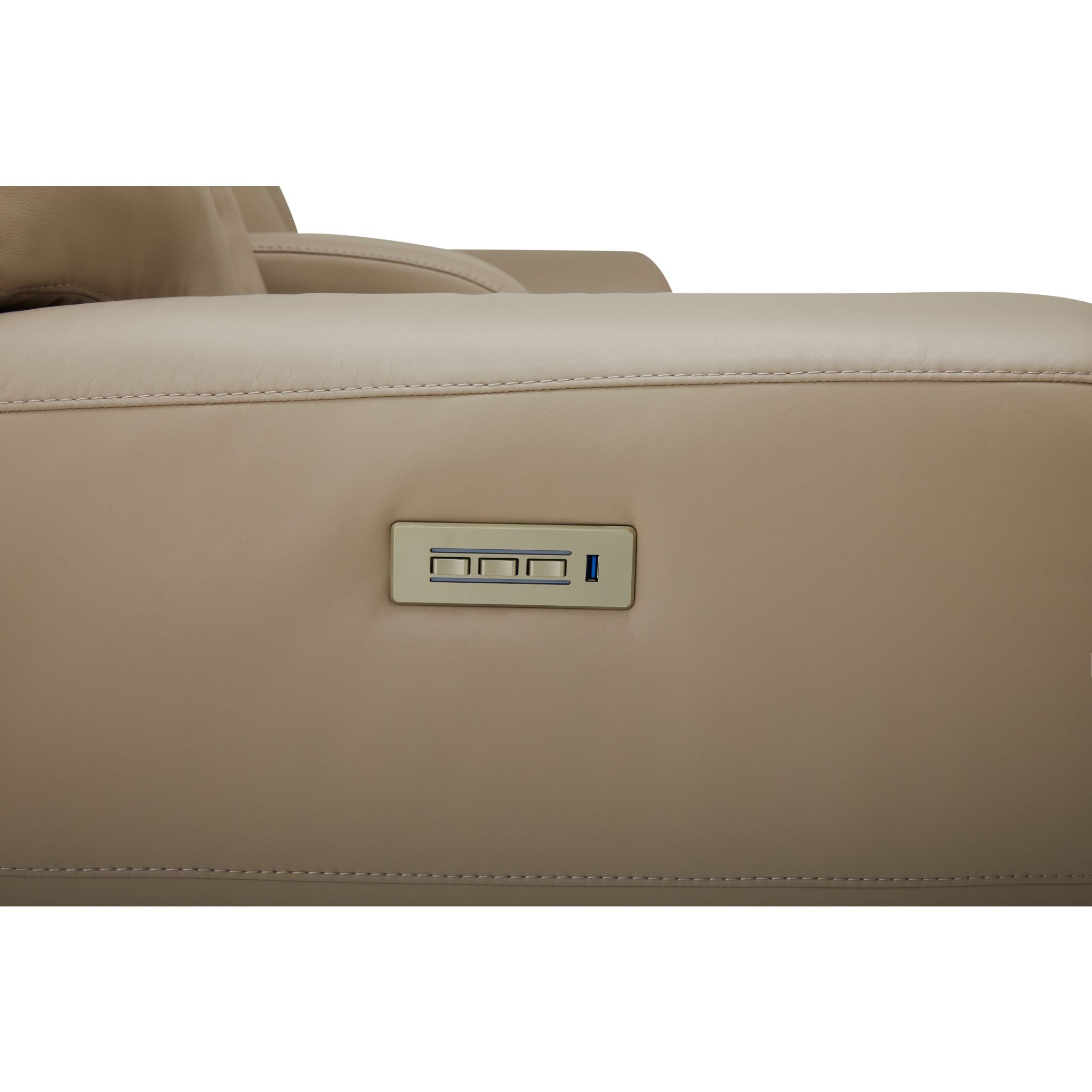 Aedon Power Reclining Loveseat with Adjustable Headrest & Lumbar Support - Modern Comfort for Living Room, Home Theater & Small Spaces - Bali Harvest Collection