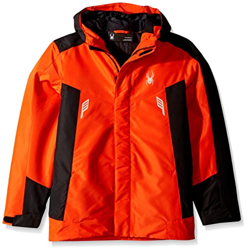 Spyder Boys' Dolomite Hooded Jacket - Waterproof Winter Coat for Kids - Perfect for Skiing, Snowboarding & Outdoor Adventures