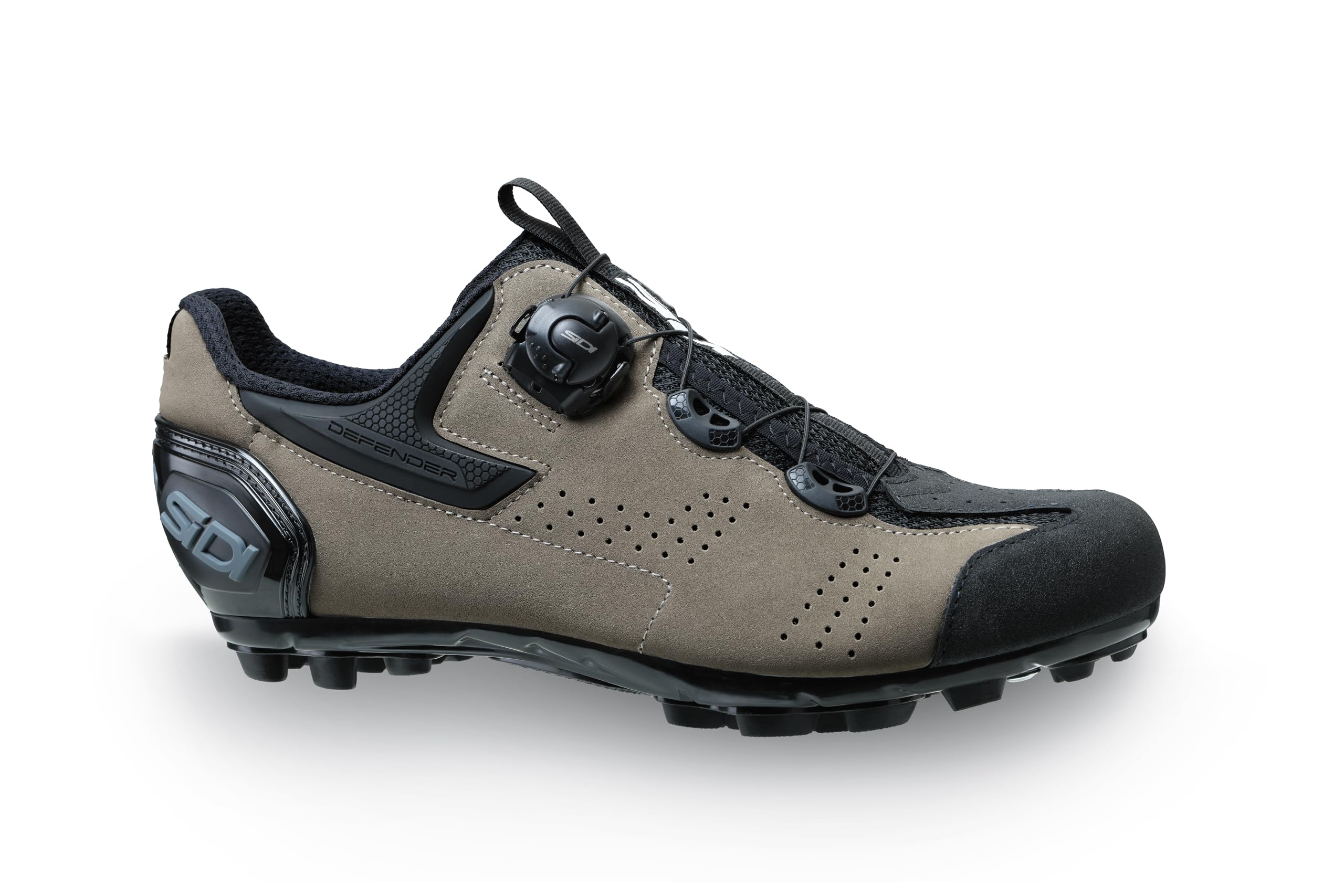 Sidi Men's Gravel & Mountain Bike Shoes - Professional MTB Cycling Shoes with Innovative Closure System, Rubber Toe Protection & Competition Sole for Off-Road Riding & Bikepacking Adventures