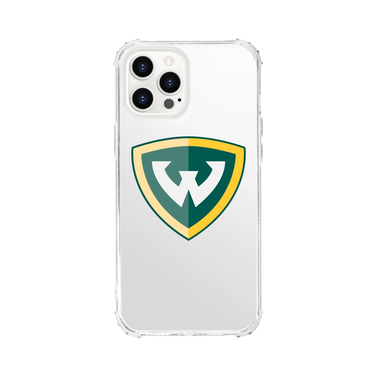 OTM Essentials Rugged Phone Case for iPhone 13 Pro Max - Shockproof Protective Cover with Tough Edge Design | Wayne State University College Collection | Perfect for Campus Life & Outdoor Activities