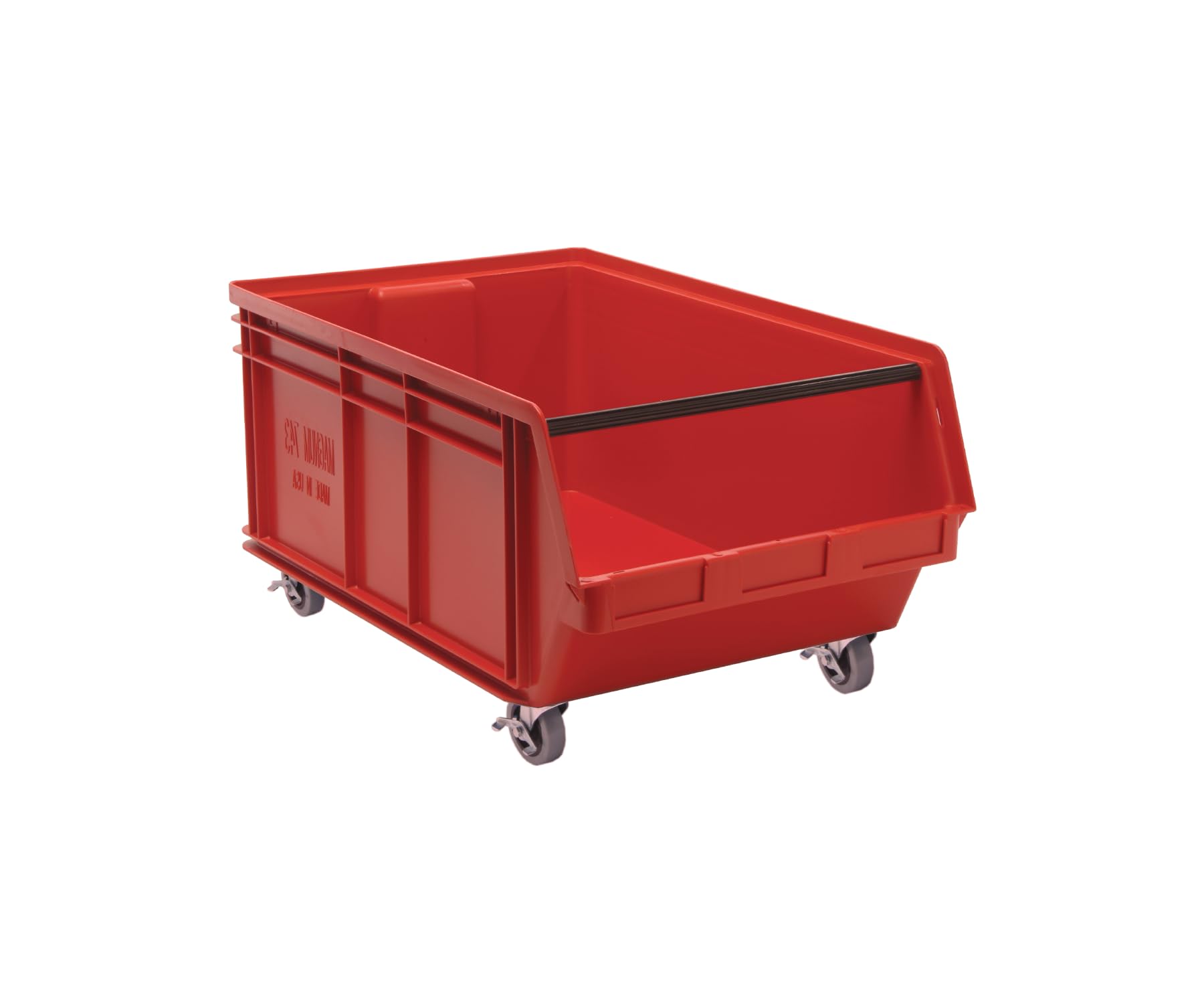 Quantum Storage Systems QMS843MOBRD MAGNUM Heavy Duty Mobile Part Organizer with Red Bins - 29