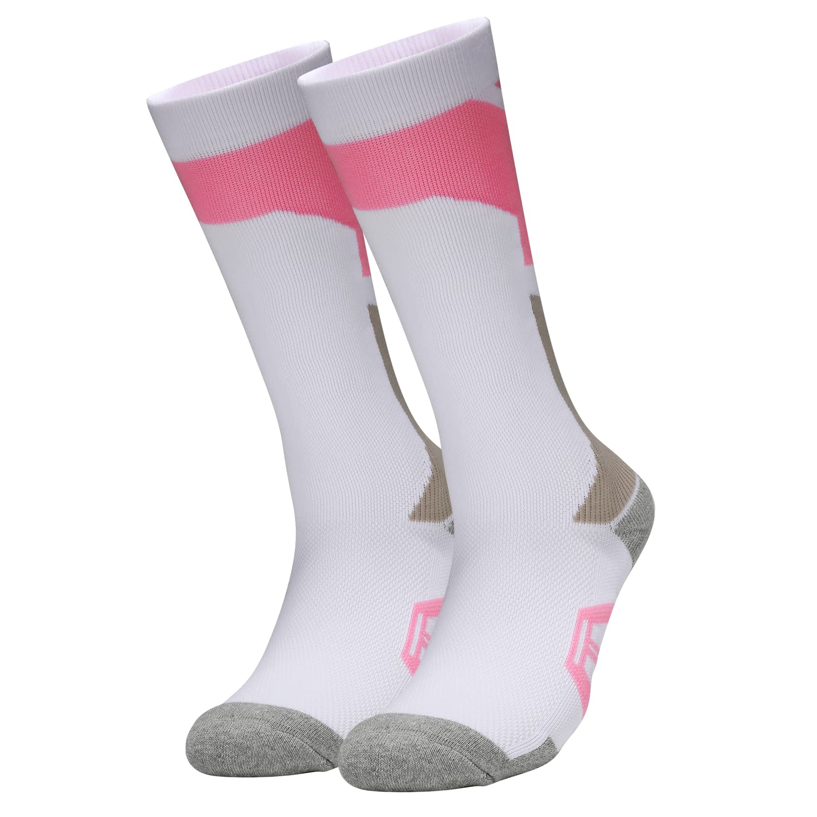 **Men's Cushioned Soccer Crew Socks - Knee High Sports Socks for Running, Basketball, Football & Hiking - Breathable & Durable for Youth & Adults - Perfect for Training, Games & Outdoor Activities**