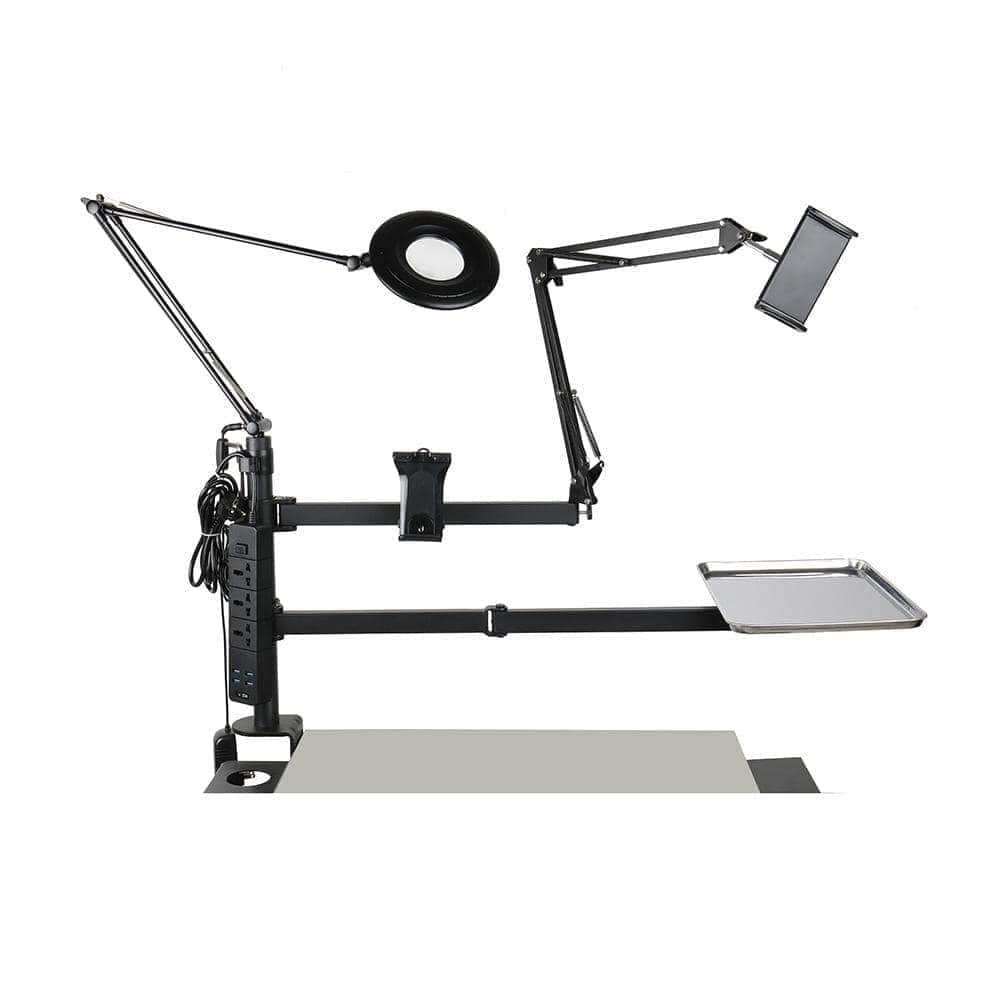 Professional Clamped LED Tattoo Lamp - Adjustable Brightness for Tattoo Artists & Microblading - Perfect for Tattoo Workstations, Home Studios & Portable Use