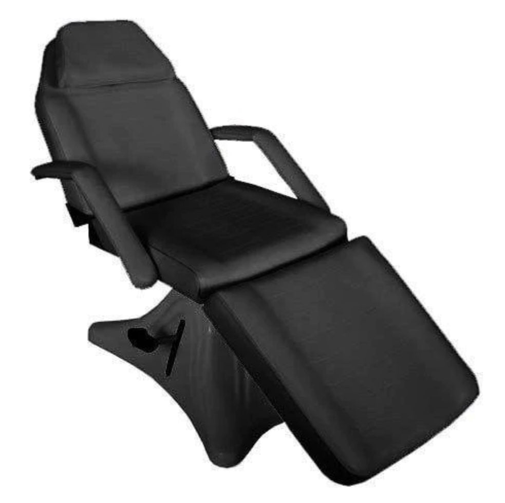 Professional Hydraulic Tattoo & Facial Bed - Adjustable Beauty Salon & Tattoo Chair for Artists - Perfect for Tattoo Parlors, Spa Treatments & Cosmetic Procedures