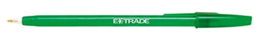 361GRN-BLK Translucent Stick Green Pen with Black Ink - 250 Pack for Office, School, Note Taking & Writing - Bulk Ballpoint Pens for Business, Classroom & Everyday Use