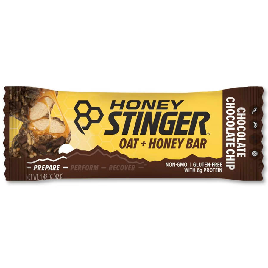 Honey Stinger Organic Oat + Honey Energy Bar - Gluten Free, Vegan Snack for Hiking, Running & Workouts - Natural Fuel for Active Lifestyles