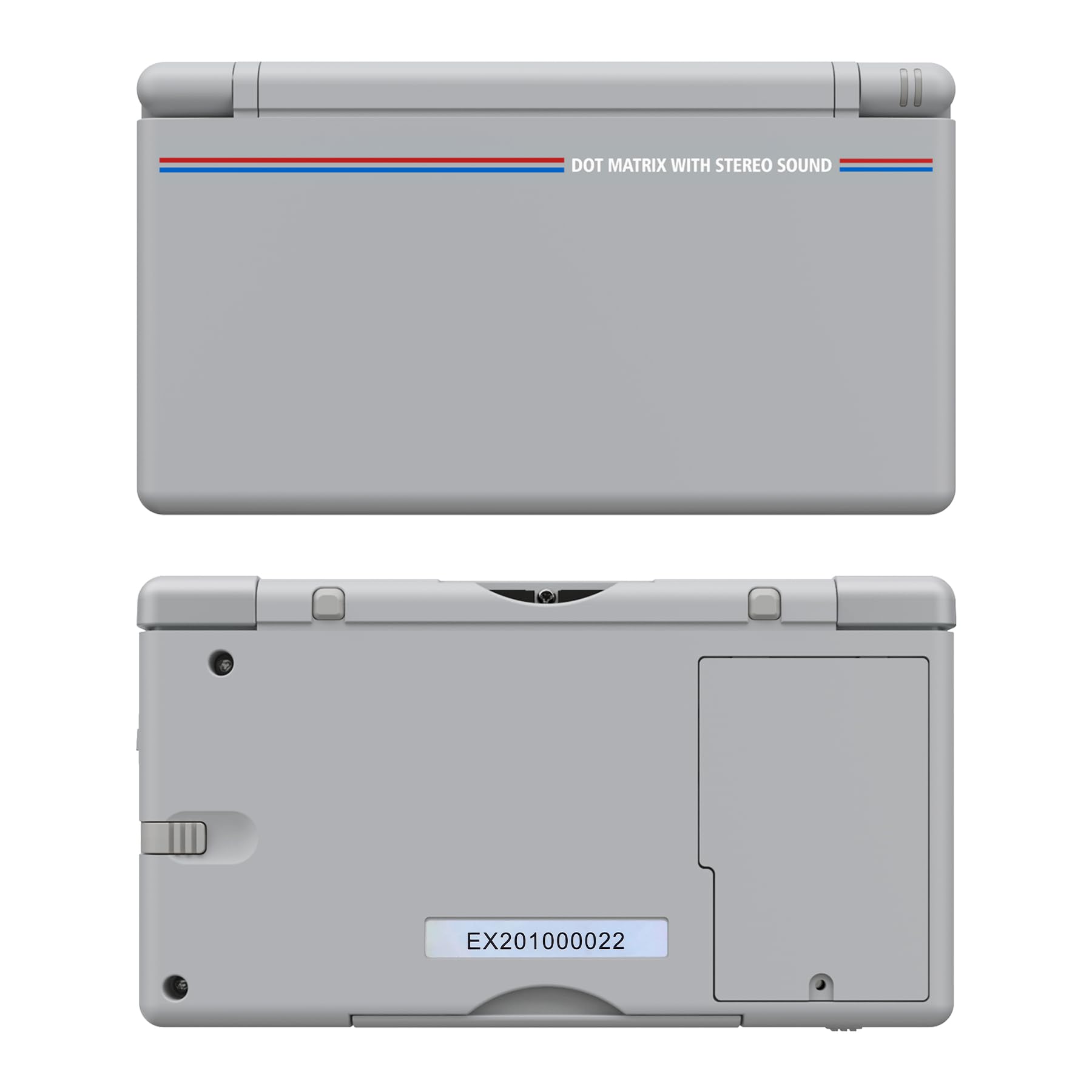 eXtremeRate Full Replacement Shell Case for Nintendo DS Lite - Classic 1989 GB DMG-01 Style with Buttons (Console Not Included) | Perfect for Gaming Enthusiasts & Console Modders