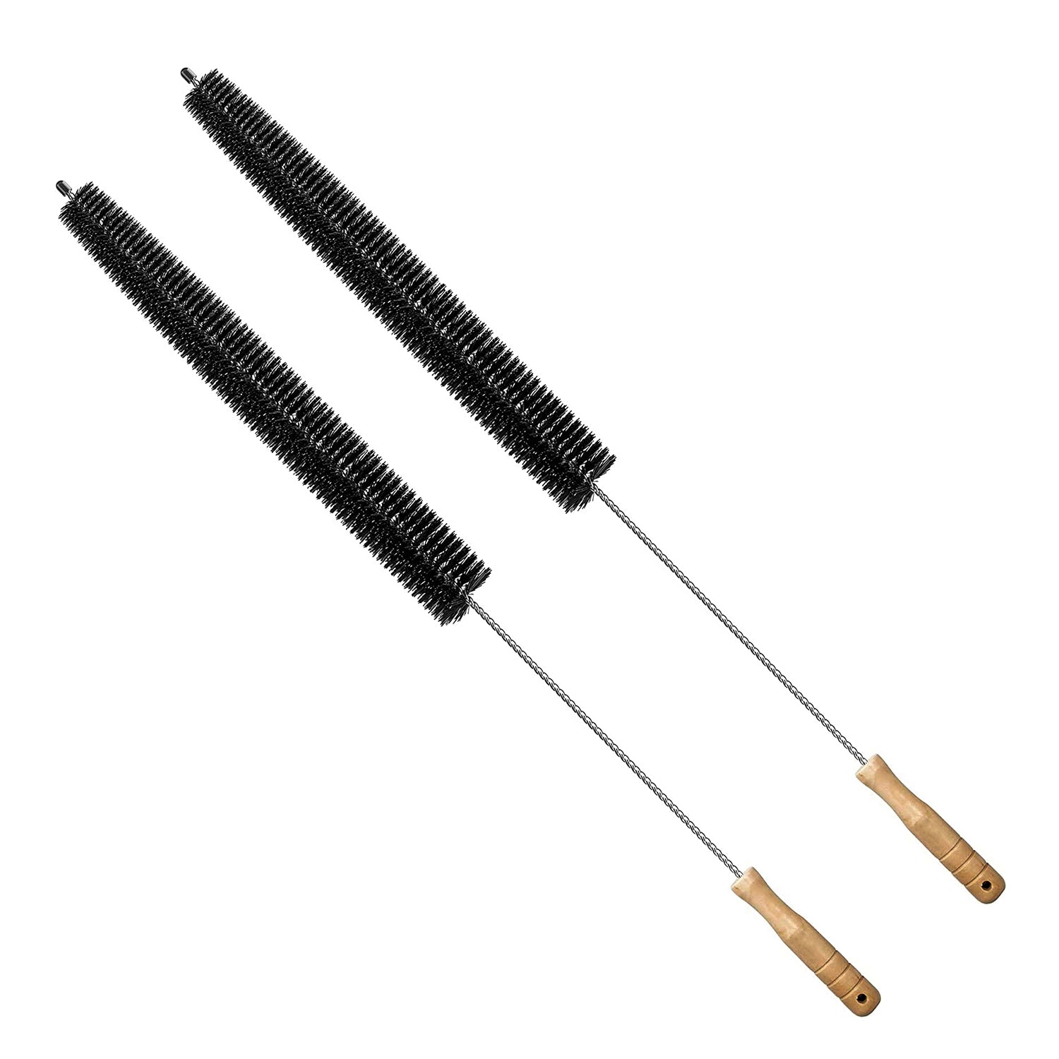 Stainless Steel Wire Brush for Dryer Lint Removal - Flexible Vent Cleaning Brush with Long Coil for Dryer, Fridge, AC & Home Appliances - Perfect for Lint Trap Cleaning & Appliance Maintenance