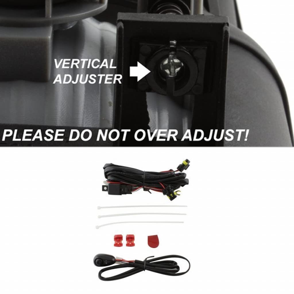 2003-2006 GMC Sierra 1500/2500 Spyder Smoke Fog Lights Pair (5038388) - Upgrade Your Truck's Visibility for Night Driving & Off-Road Adventures