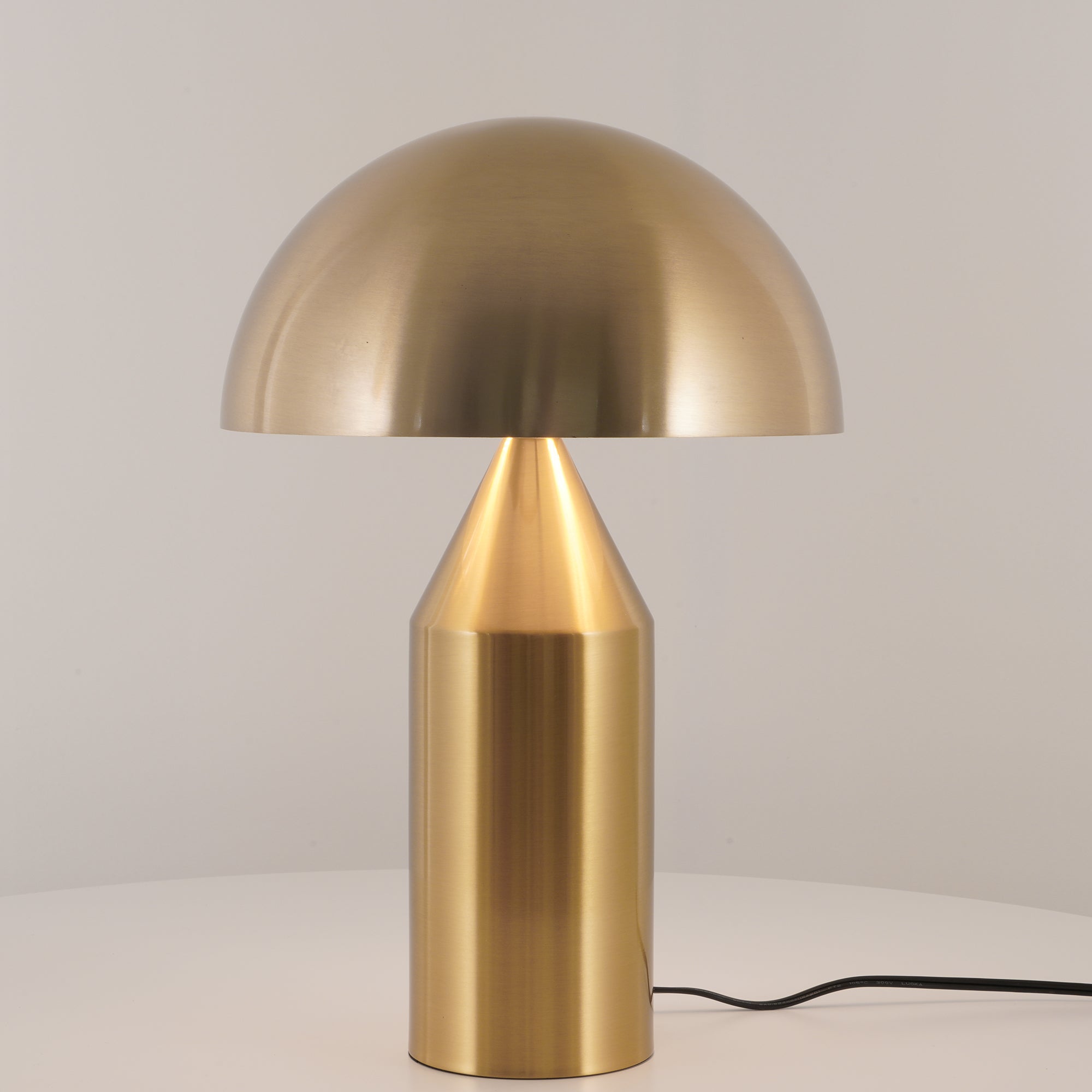 Atollo Modern Metal Table Lamp - Minimalist Design for Living Room, Bedroom & Office - Dimmable LED Desk Light for Home Decor & Workspace Lighting