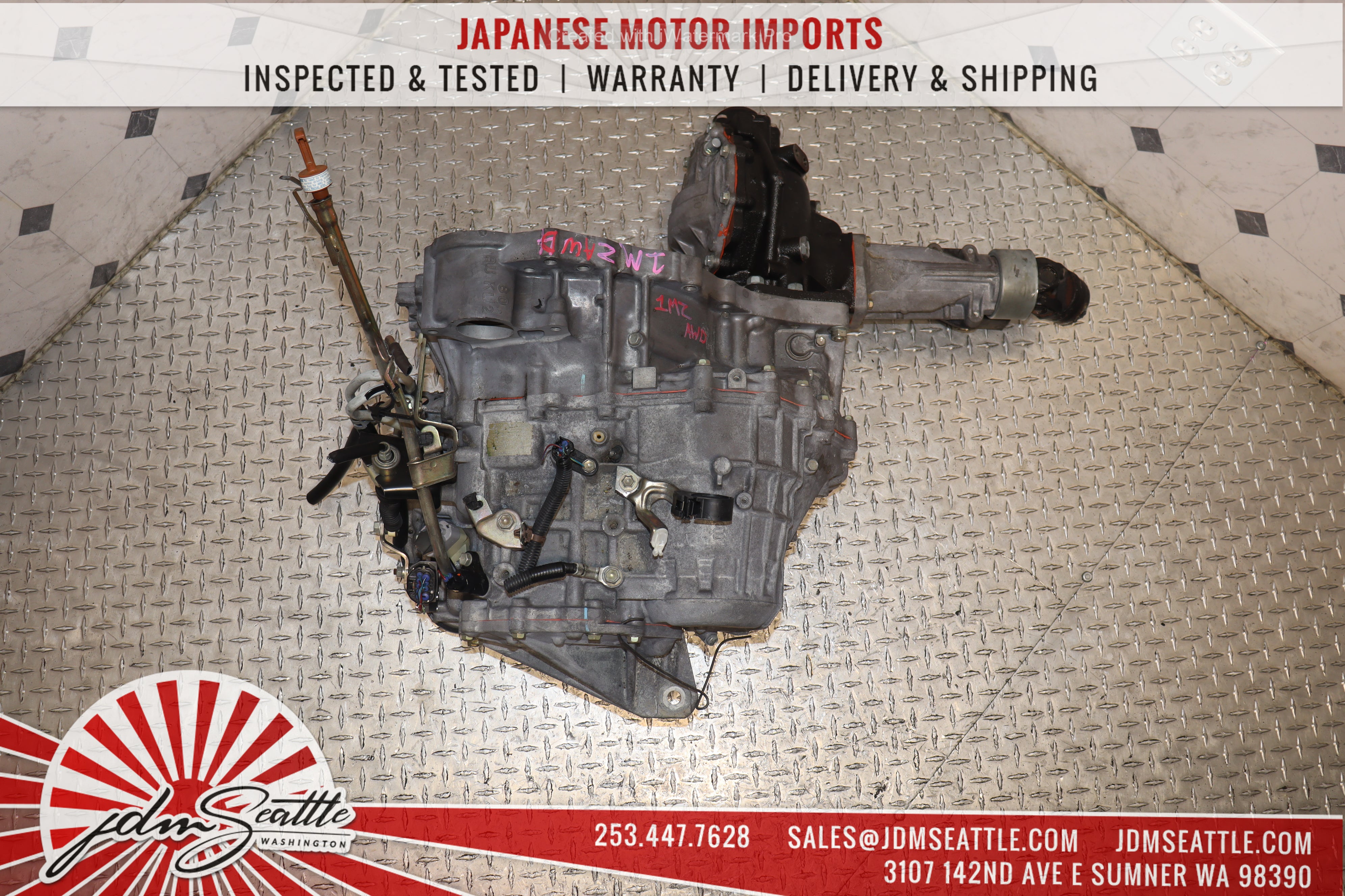 JDM 1MZ-FE VVTI V6 3.0L Transmission for 1999-2003 Lexus RX300 Toyota Highlander Sienna 4WD - Perfect for Engine Replacement & Performance Upgrades