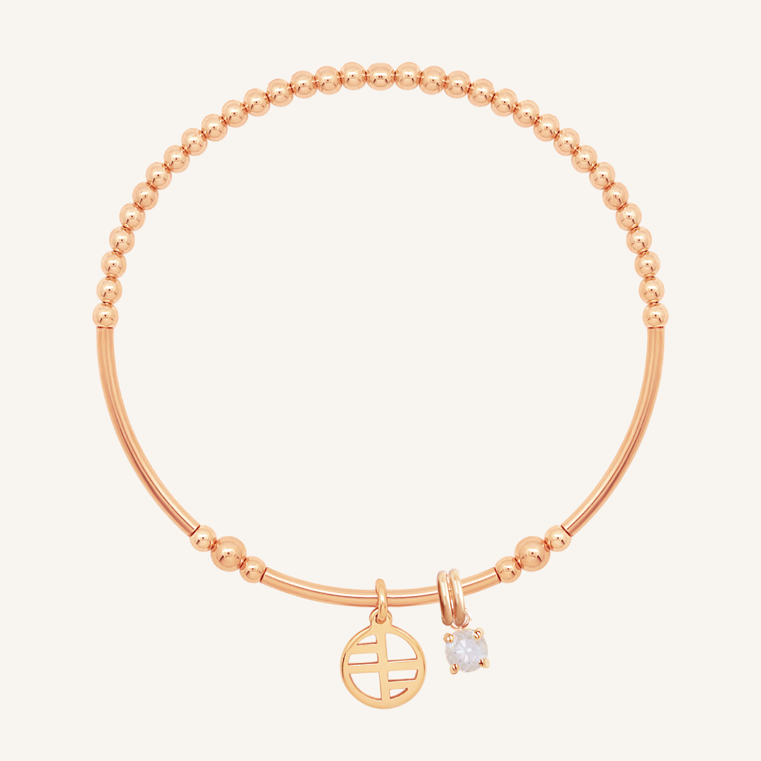 Prosper Charm Bracelet for Women - Elegant Adjustable Beaded Bracelet with Inspirational Charms - Perfect for Gifts, Daily Wear & Special Occasions