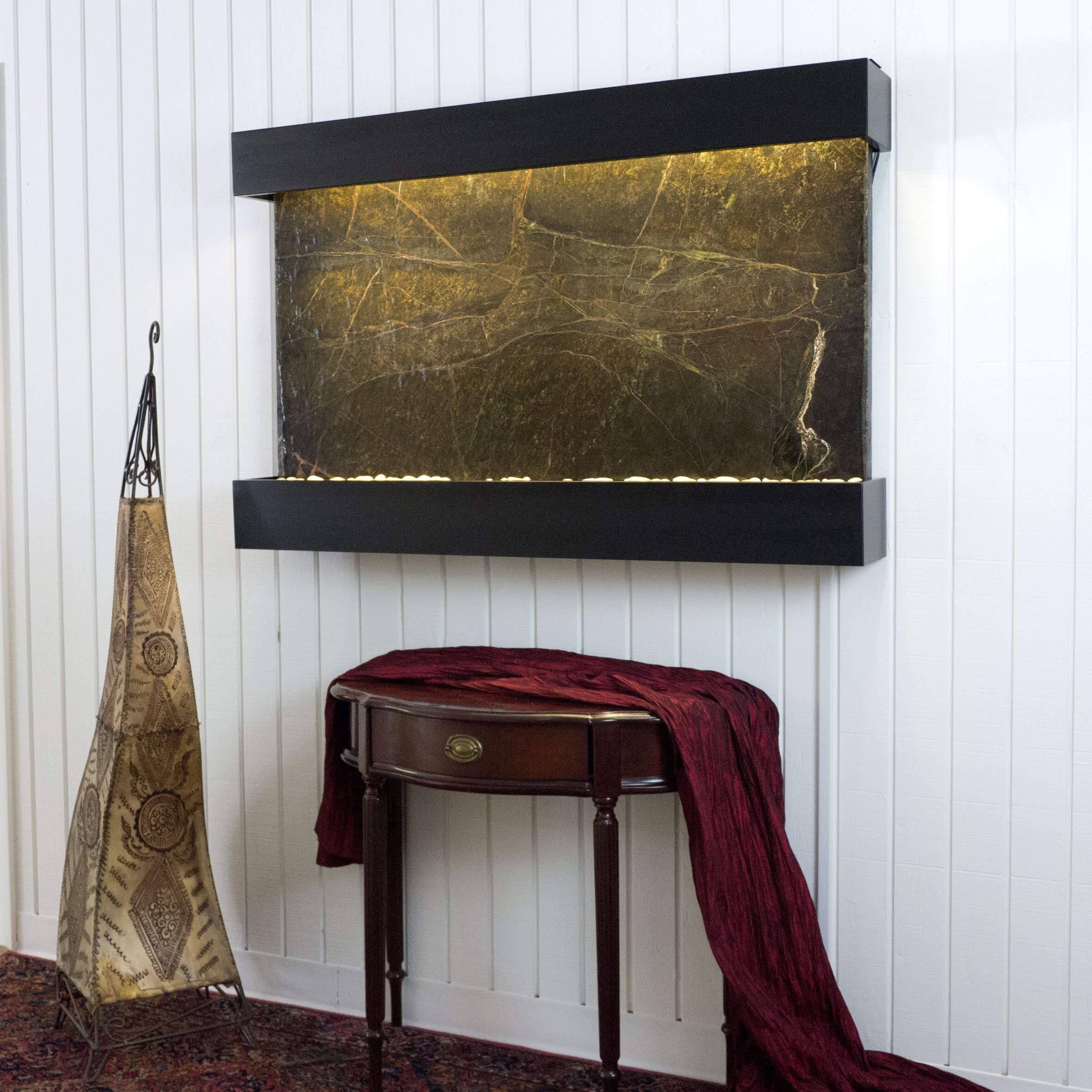 Large Horizon Falls Rainforest Green Marble with Black Onyx Trim - Premium Countertop & Wall Cladding for Modern Interiors