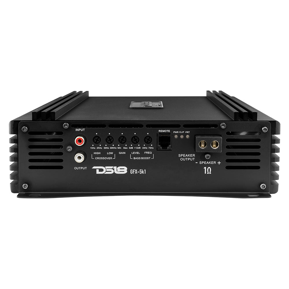 PRO 1 Channel Full Range Class D Amplifier 5000 Watts RMS @ 1 Ohm - High Power Car Audio Amp for Subwoofers & Speakers | Perfect for Car Audio Systems, Home Theater & Live Performances