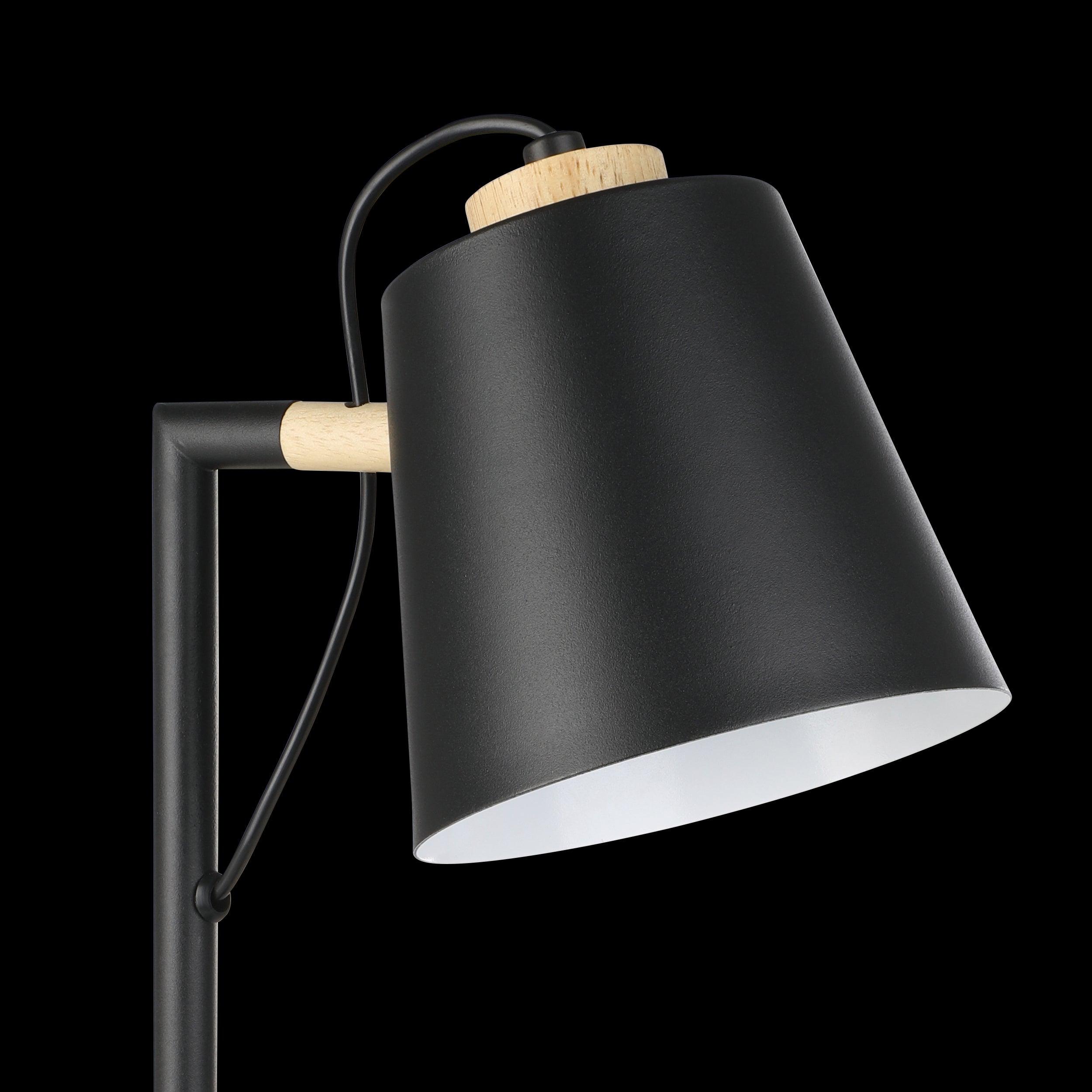 Eglo Lacey Qi Black Touch Table Lamp - Modern Wireless Charging Nightstand Lamp for Bedroom, Living Room, Office - Stylish & Functional Home Decor Lighting