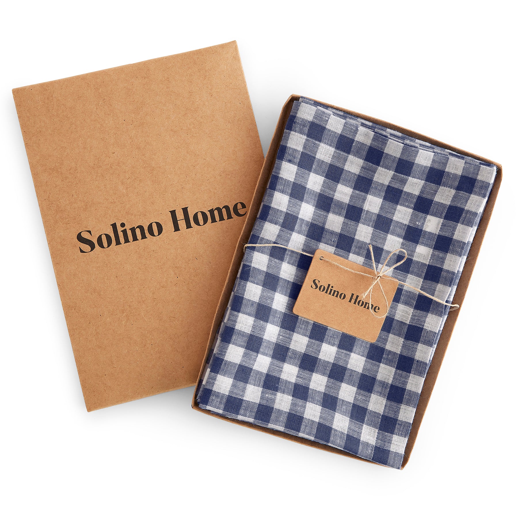Premium Gingham Checkered Napkins Set of 4 - 100% Cotton Kitchen & Dining Cloth for Parties, Picnics, and Everyday Use