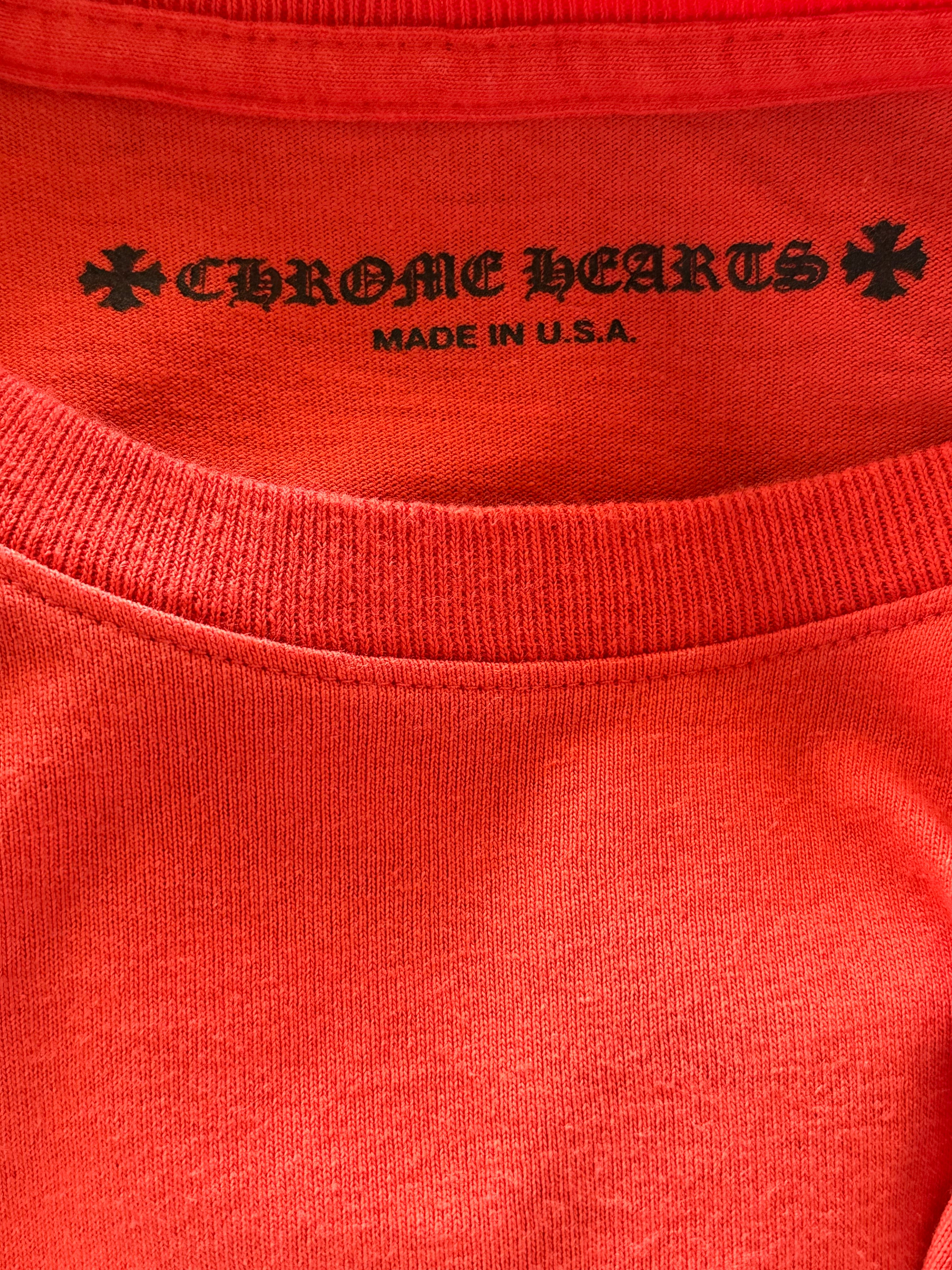 Chrome Hearts Matty Boy Red Spark T-Shirt for Men | Vintage Graphic Tee | Streetwear Fashion | Perfect for Casual Outfits & Concert Wear