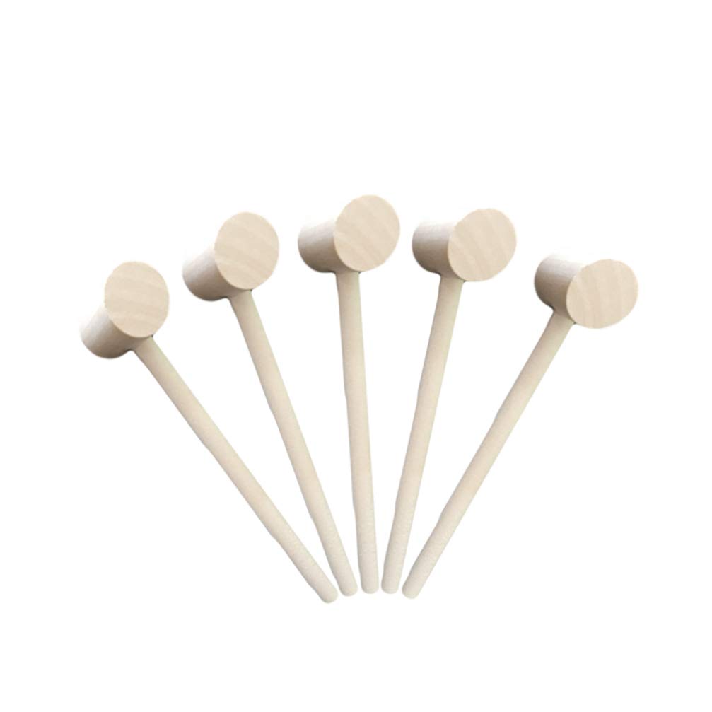 Wooden Mallet Hammering Toy Set - 12pcs Mini Wooden Hammer for Kids, Chocolate Molds & Pound Toys - Fun Early Learning & Sensory Play for Toddlers - Perfect for Birthday Gifts, Classroom Activities & Pretend Play
