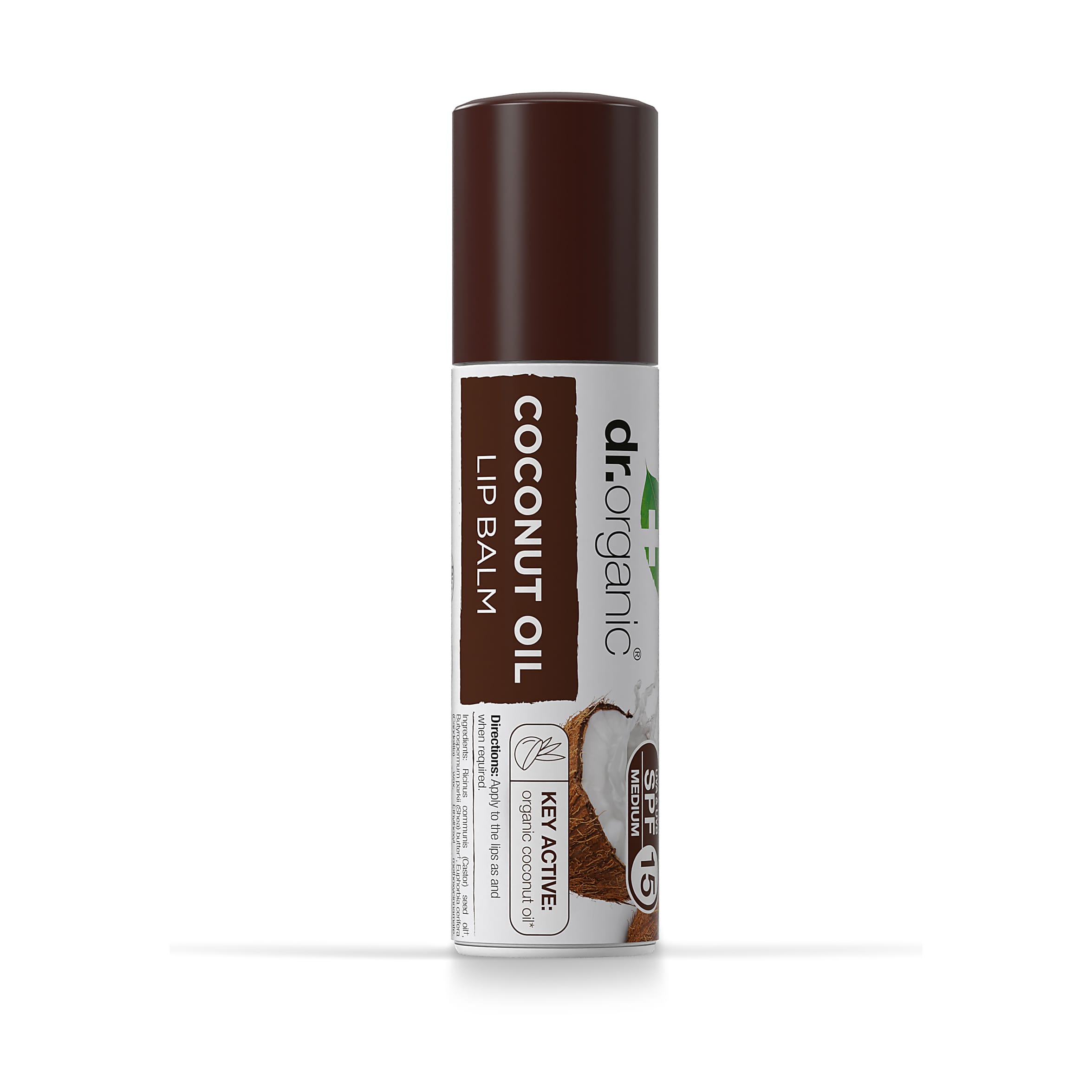 Organic Coconut Oil Lip Balm with SPF 15 - Hydrating & Natural Sun Protection for Dry, Chapped Lips - Perfect for Outdoor Activities, Hiking & Daily Use