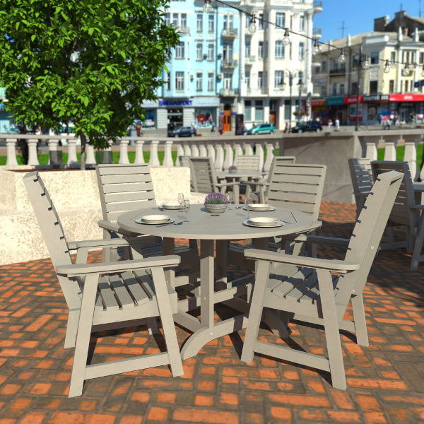 Glennville 5-Piece Round Dining Table Set - Perfect for Small Spaces, Breakfast Nooks & Outdoor Patios