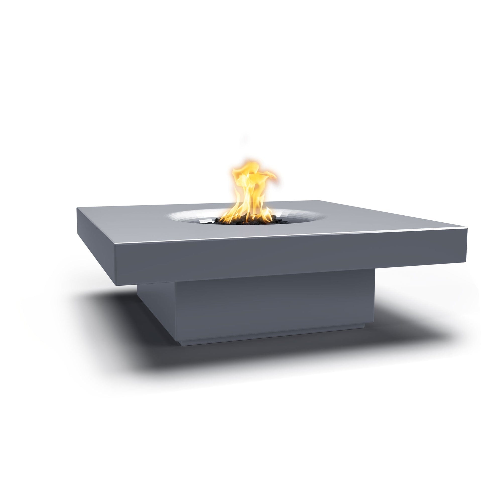 Balboa Square GFRC Outdoor Fire Table - Weatherproof & Durable Gas Fire Pit for Patio, Deck, Backyard - Perfect for Entertaining & Relaxing