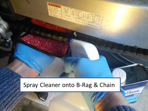 Eco-Friendly Motorcycle Chain Cleaner Rag - Reusable for Bikes & MTB - Easy Maintenance