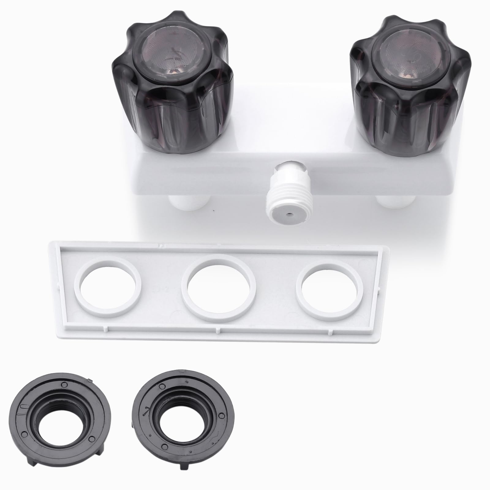 RV Shower Faucet Replacement - Camper Shower Mixing Valve with Diverter for RV, Travel Trailer & Motorhome - Durable Bathroom Shower Control for Camping & Road Trips