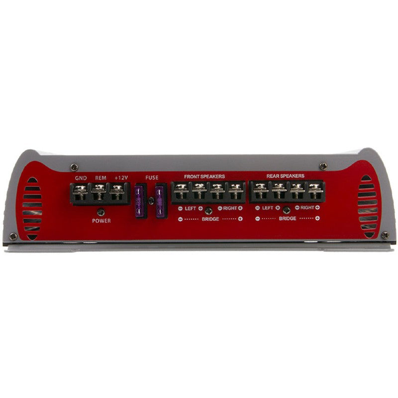 Precision Power TRAX4.1200D 1200W Max (600W RMS) 4-Channel Class D Car Amplifier - 2 Ohm Stable for High-Performance Car Audio Systems - Perfect for Car Stereo Upgrades and Bass Enhancement