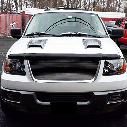 03-06 Ford Expedition Black Headlights & Headlamps Pair - Left & Right Replacement for Improved Night Driving & Style Upgrade