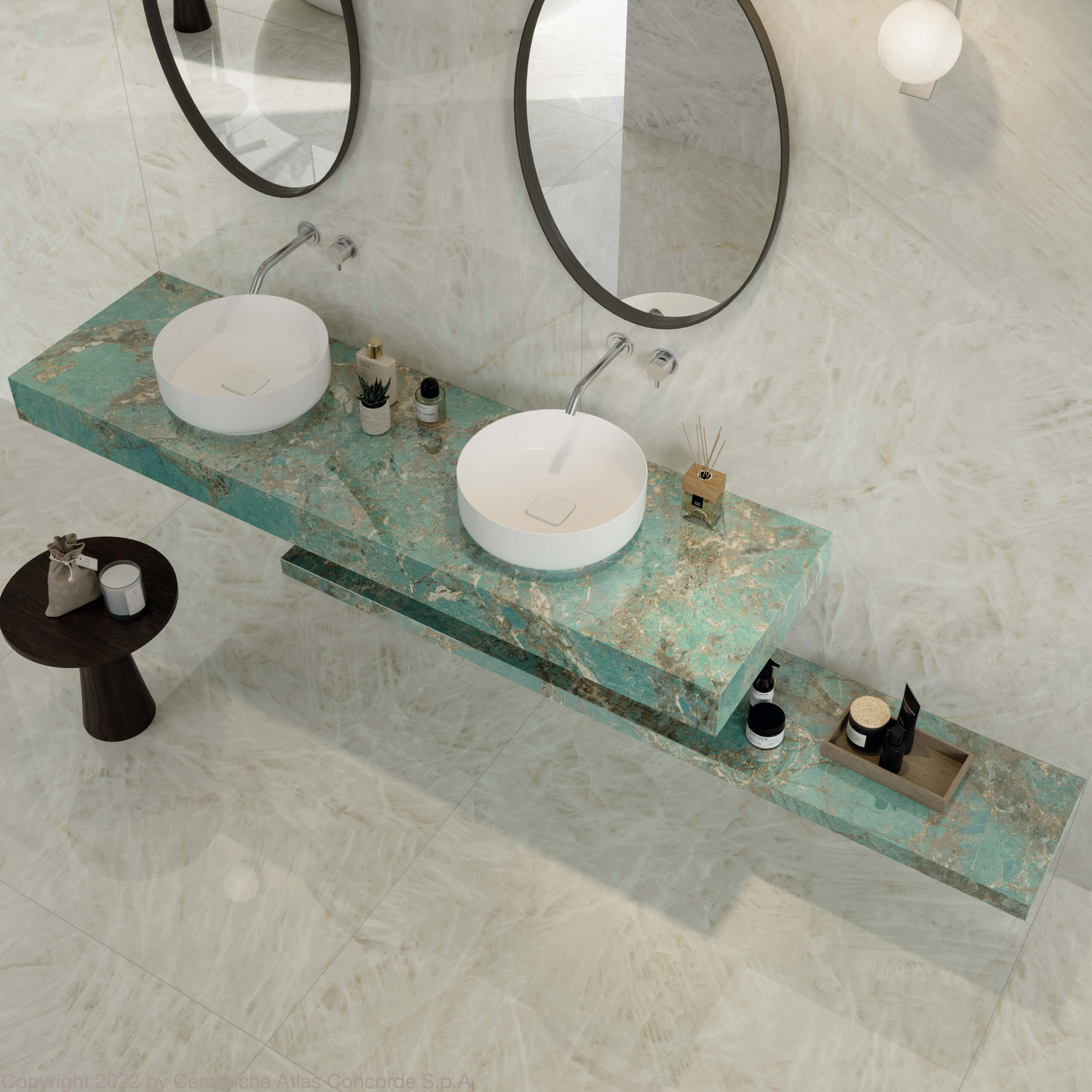 Marvel Gala XL 2780x1200mm Lappato Crystal White Porcelain Tile - Perfect for Kitchen Backsplash, Bathroom Walls & Modern Flooring