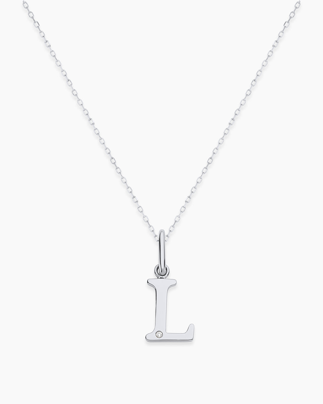Vintage Diamond Alphabet Charm Necklace - Personalized Initial Pendant Jewelry for Women, Gift for Her, Birthday, Anniversary, Valentine's Day